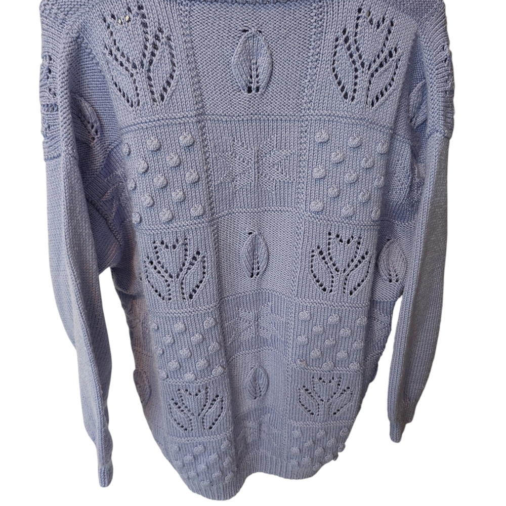 Elegant Lilac Knit Sweater